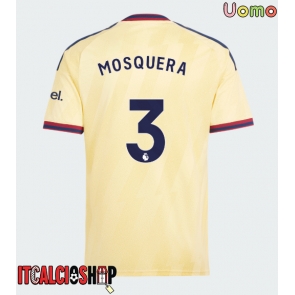 Arsenal Cristhian Mosquera #3 Terza Maglia 2026-27 Manica Corta